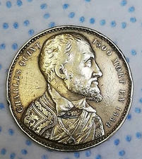 CHARLES Quint 1558 BRONZE Youth Medal -2420IZ