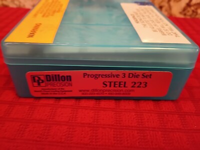 Dillon 10839 223 Remington Progressive Die Set 3 Piece - new. I factory sealed