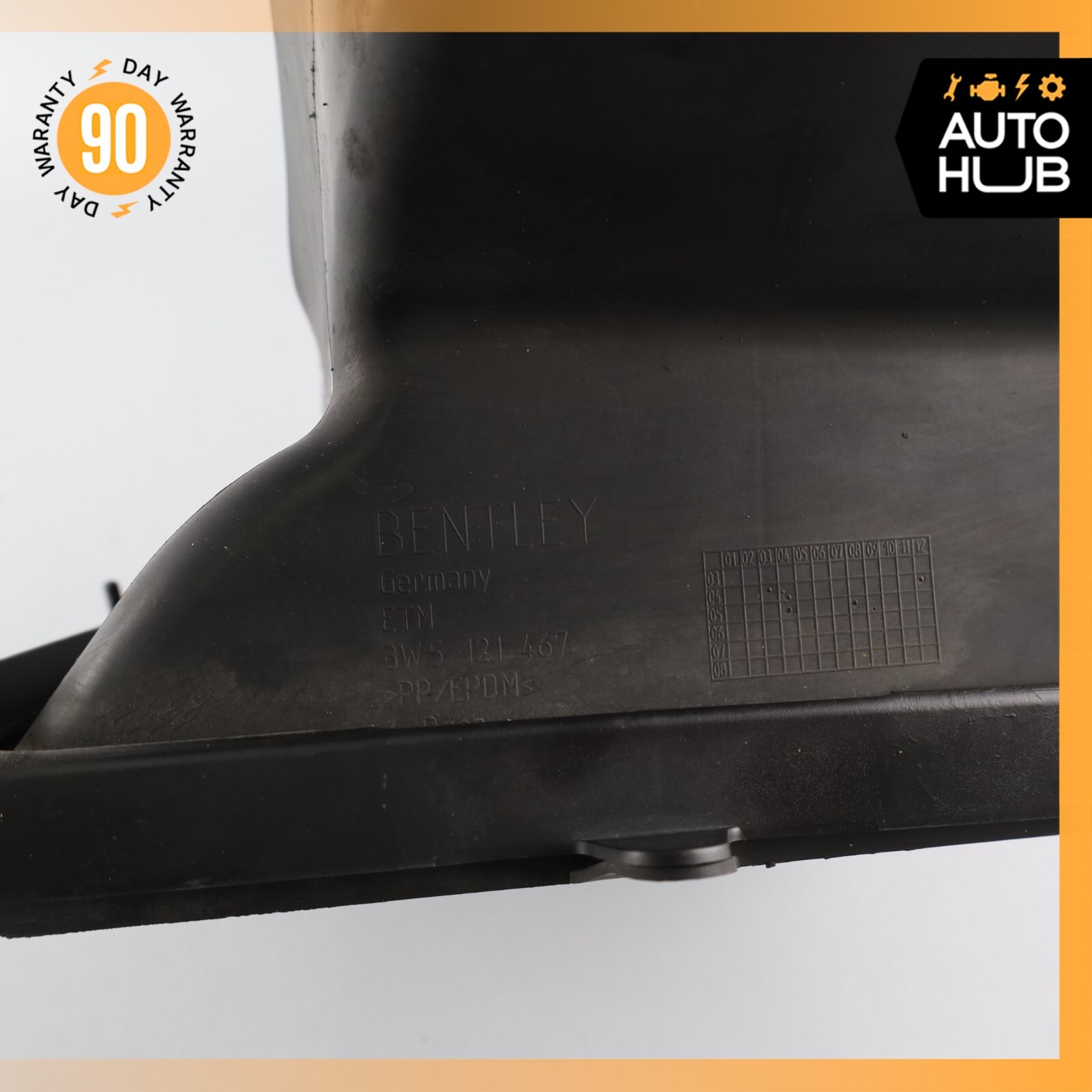 Bentley Continental Flying Spur Left Side Intercooler Air Duct Shroud OEM 56k