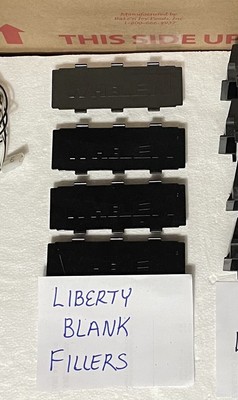 Lot Of 4 Whelen Liberty Edge Blank Filler plate