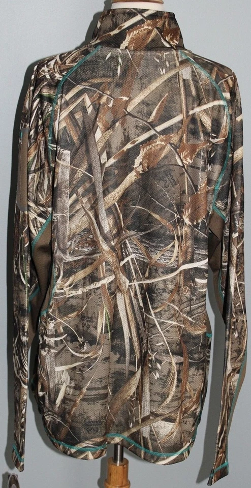 NEW Cabelas Womens OutFitHER Lewiston 1/4 Zip Hunting Jacket 2XL REALTREE Max-5 - Image 4 of 4