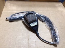 Astatic 636L Noise Cancelling Hand Mic Standard 4pin Used, New Cord  3