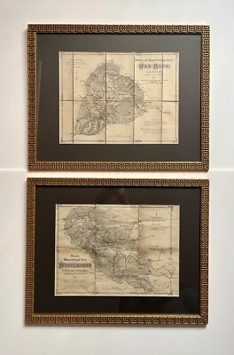 RARE Set of Two 1890 Austrian Empire Maps: Schneeberges & Rax Alpe Regions