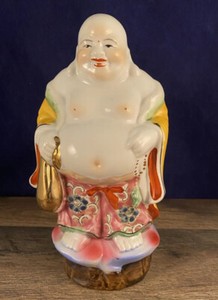 Large Ceramic Buddha Statue J. Vazquez Fine China Imports 