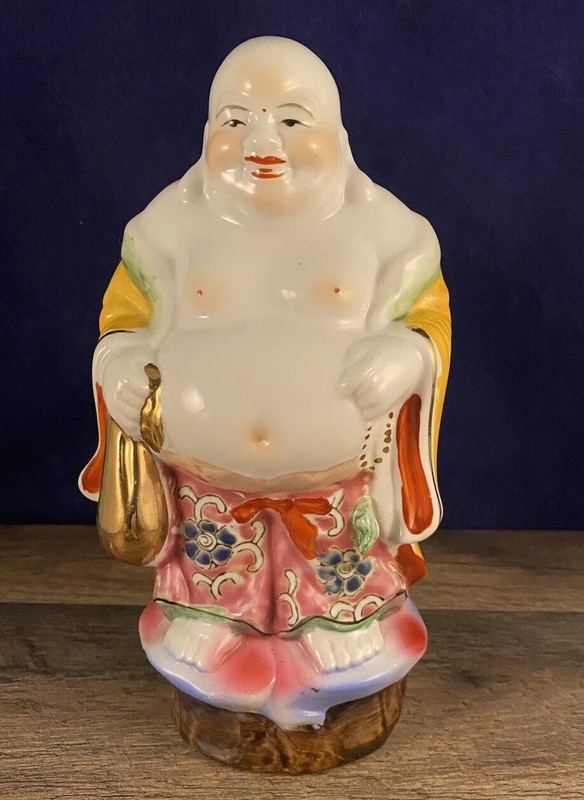Large Ceramic Buddha Statue J. Vazquez Fine China Imports 