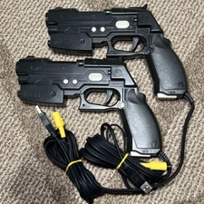 GUNCON 2 PS2 2-Gun Set NAMCO Used Japan NPC-106 sony playstation 2 Game