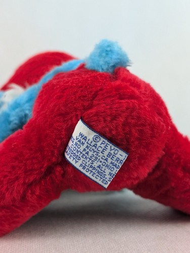 Vintage Papa Smurf Plush 1981 8" Peyo Wallace Barrie & Co - Picture 11 of 13