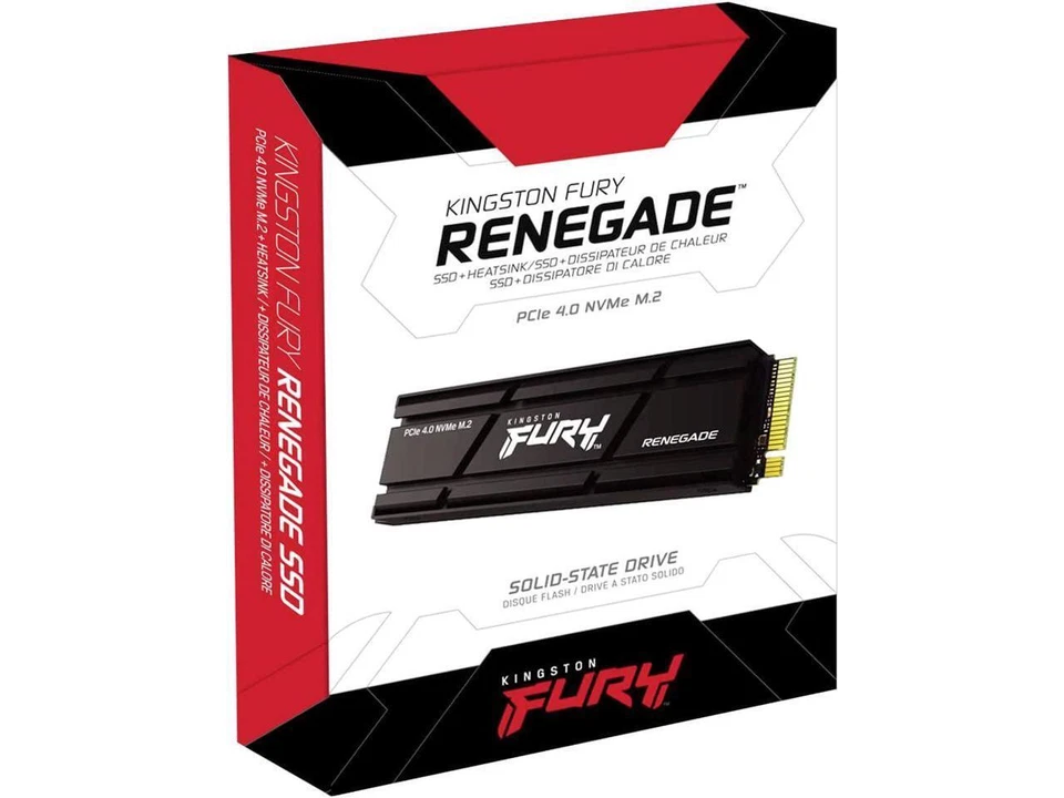 Kingston FURY Renegade 1TB 2TB 4TB M.2 2280 PCIe 4.0 NVMe PS5 SSD with Heatsink - Image 4 of 4