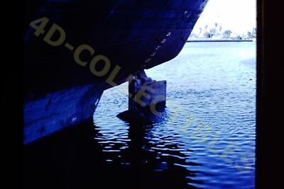 Original slide photo Port Tampa Florida POLINNIA cargo ship Propeller 