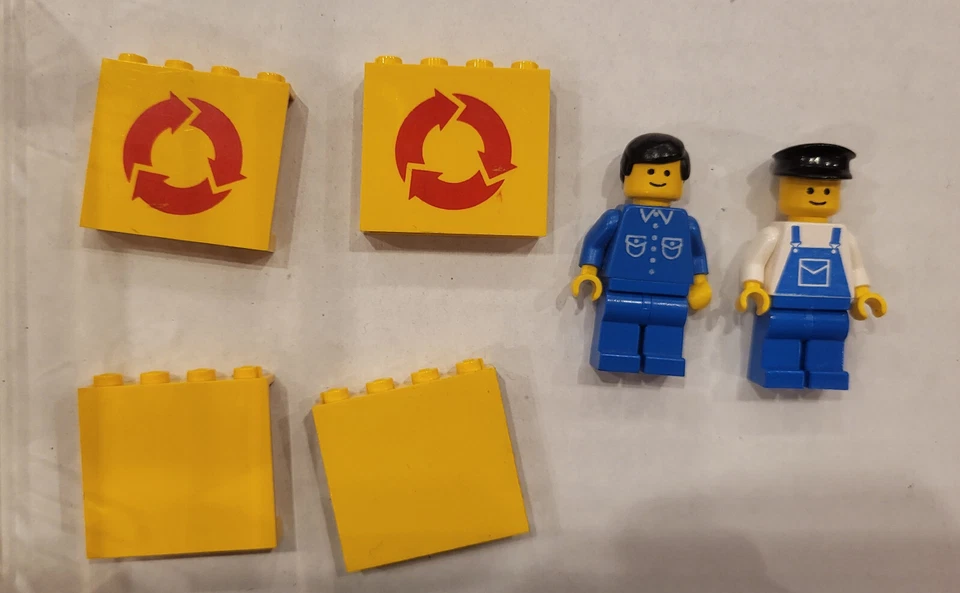 LEGO 6693 Recycle Truck City Garbage Refuse Trash 100% Complete - Image 4 of 4