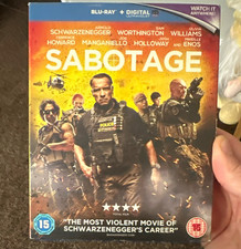 Sabotage Blu-ray + Digital UV (15) Arnold Schwarzenegger Sam Worthington