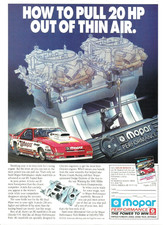 1991 Mopar Performance Engine Race Car Vintage Print Ad Advertisement