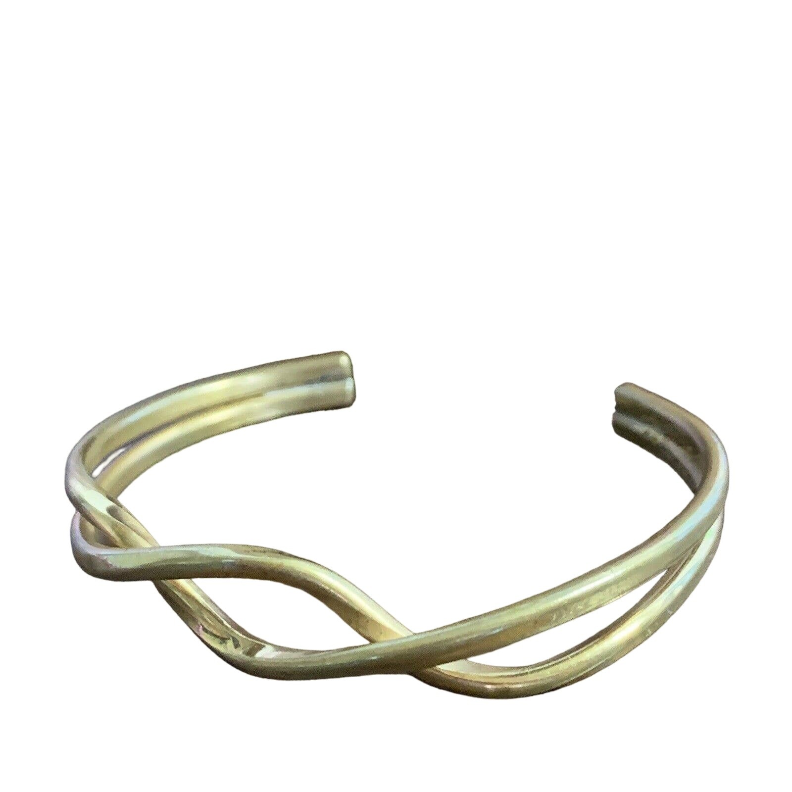 Vintage Sergio Lub Infinity Solid Copper Cuff Mag… - image 4