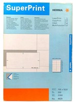 Herma 4629 Superprint 2000 Etiketten 105X50,8 Mm Weiß Selbstklebend