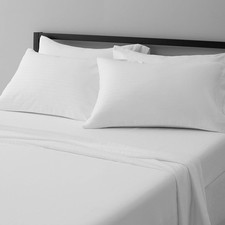 Ultra-Soft, Breathable Microfiber 4-Piece Bed Sheet Set, Wrinkle-Free, Machine
