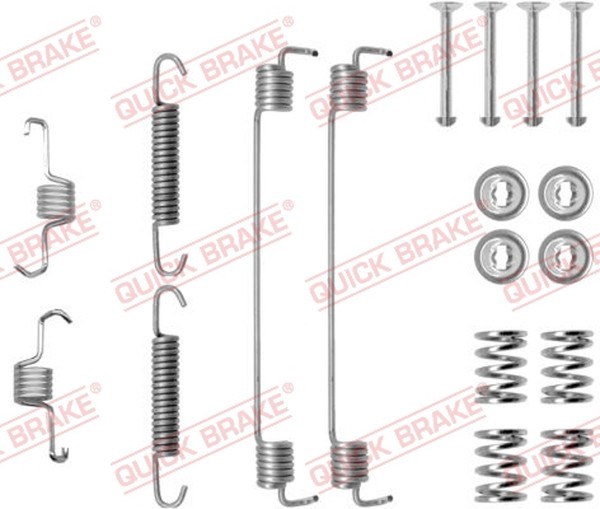 ZubehöRsatz Bremsbacken Quick Brake 105-0819 FüR Renault Clio Dacia Lancia Logan-image