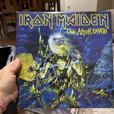 IRON MAIDEN ~ LIVE AFTER DEATH ~ 1985 Vintage Gatefold 2xLP +Booklet+Inserts