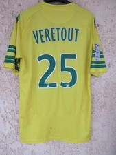Maillot F.C NANTES 1943 2013 Jordan VERETOUT n°25 ERREA shirt vintage L / XL