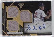 2016 Triple Threads Rookies and Future Phenoms /99 Eduardo Rodriguez Auto 10ou