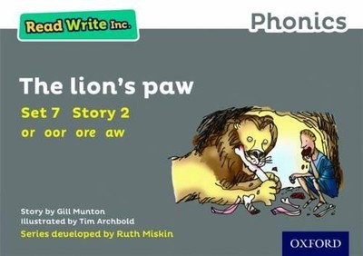 Read Write Inc. Phonics: The Lion's Paw (Grey Set 7 Storybook 2) - 9780198372271