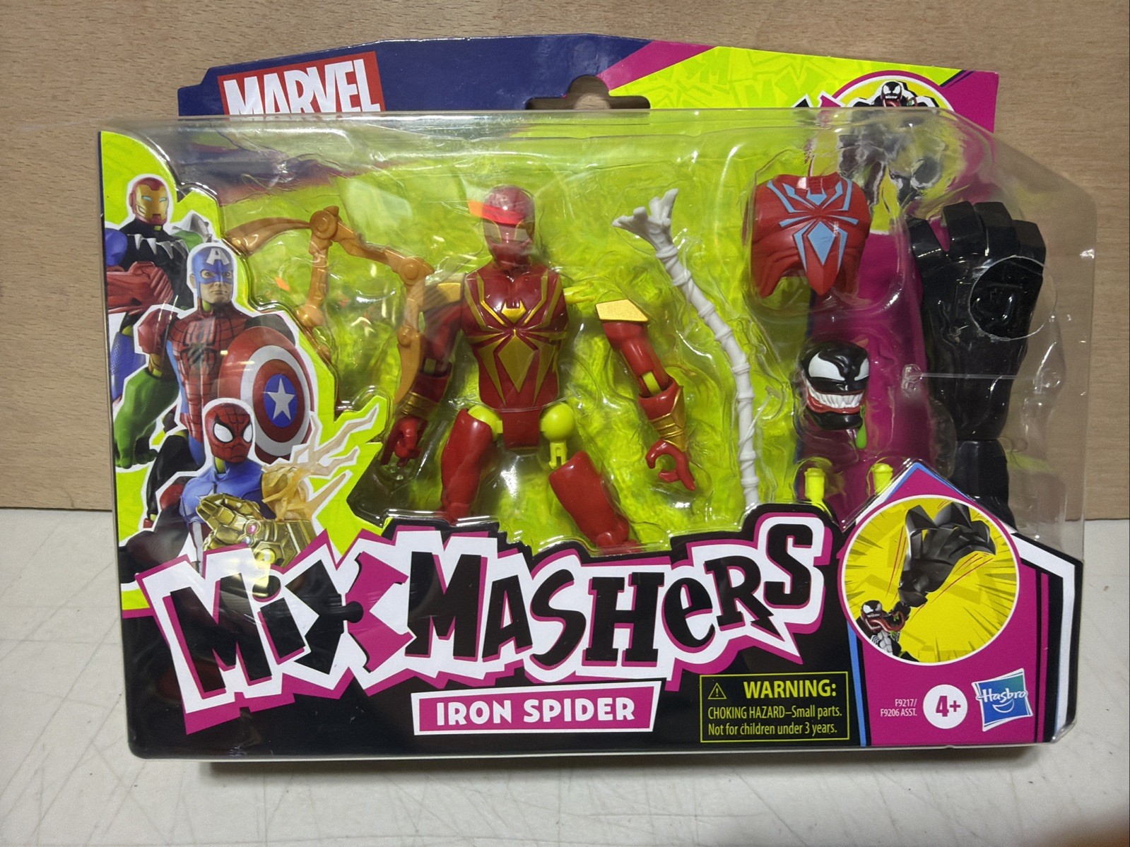 Marvel Mix Mashers Iron Spider Deluxe Action Figure New Sealed