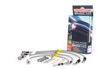 Goodridge 20040 Stainless Steel Brake Line Kit - Fits 17-20 Honda Civic Si