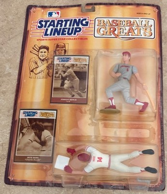 Starting Lineup Baseball Greats Pete Rose & Johnny Bench Cincinnati Reds Figures