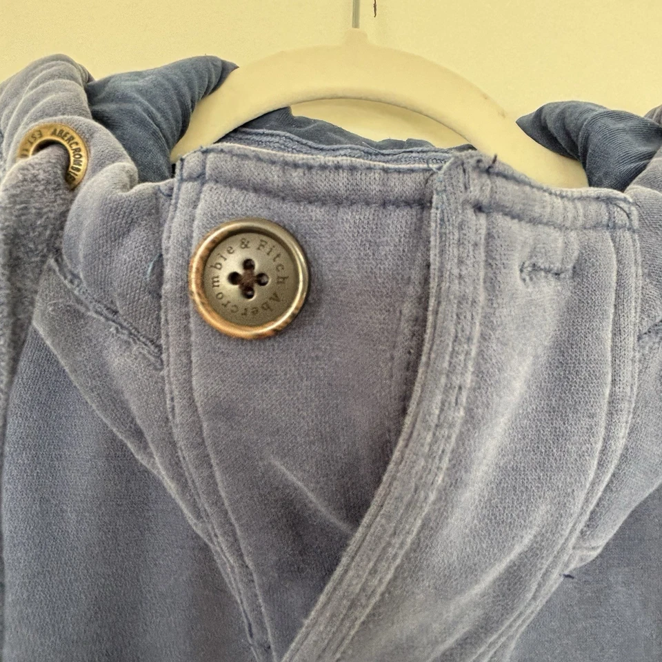 Sudadera De Colección Años 90 Y2K Abercrombie & Fitch Botón Logo Peso Pesado XL  Foto 4 de 4