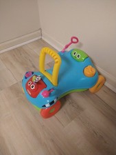 Walker/Rider Blue and Yellow for Babies Learning to Walk Baby Walker