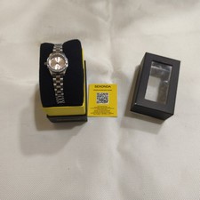Sekonda Ladies Crystal Bezel Watch Rose Gold Dial Stainless Steel NK2710 AKT
