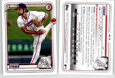 Spencer Strider 2020 Bowman Draft BD-20 Braves 1st