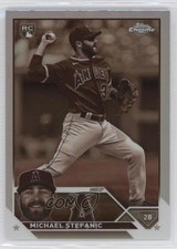 2023 Topps Chrome Sepia Refractor Michael Stefanic #138 0i76