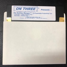 OnThree / The Desktop Manager / Apple III Home Computers