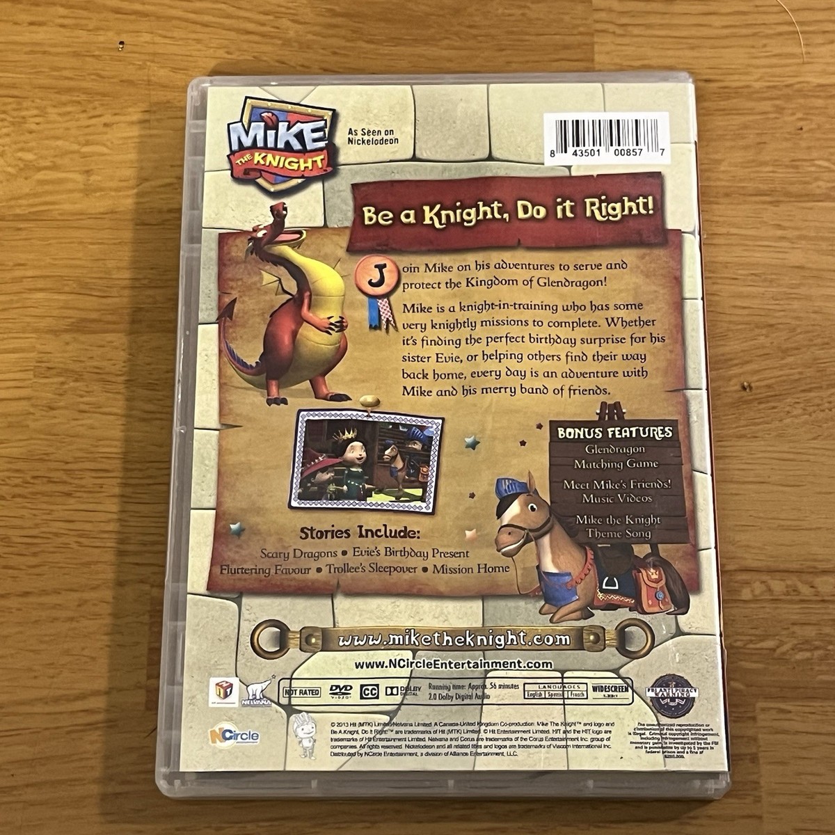 Mike the Knight: Knight in Training (DVD, 2013) NCircle