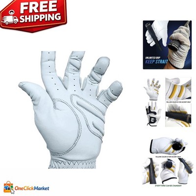 Left-Hand Golf Glove   Non-Slip Power Pad & Distance Improvement, Small