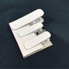 Kimono Clip Set 1 Large 2 Small White with Inner Elastic Japan