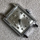 Vintage Timex Women Sunburst Silver Tone Mechanical Wind 17mm Watch No Band