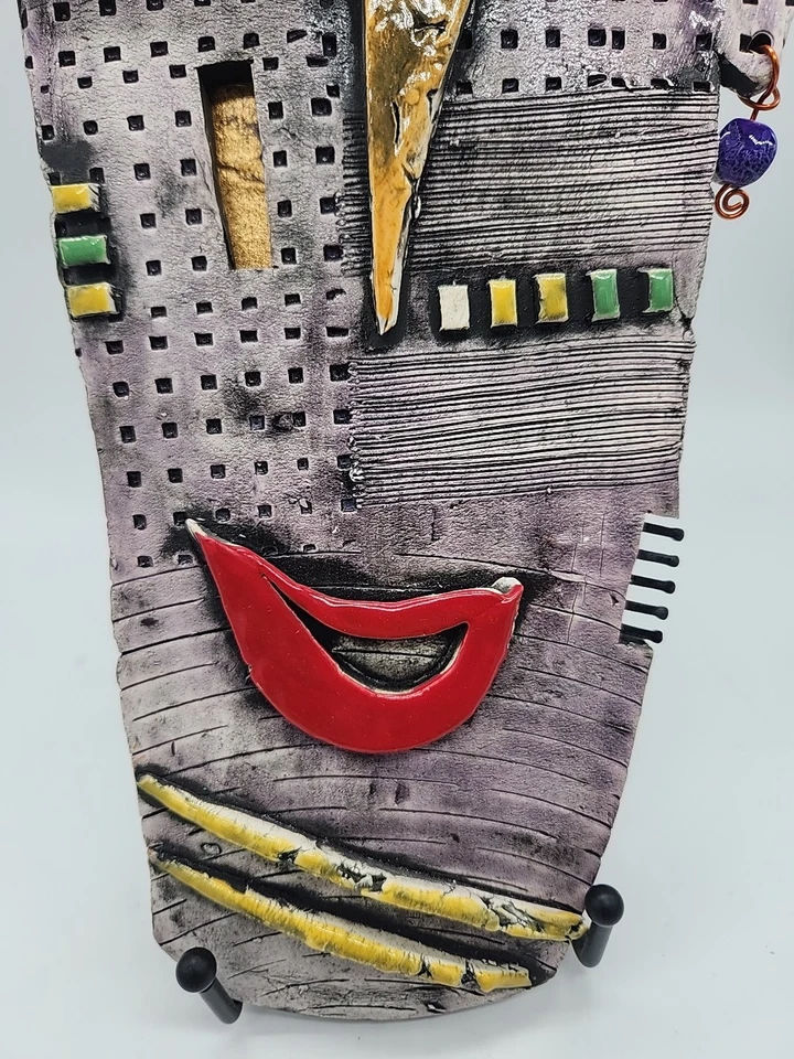 Dianne Story‑Cunningham  Abstract Ceramic Clay Mask gallery-featured artist  - Image 4 of 4