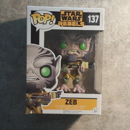 Funko Pop! Star Wars Rebels Zeb #137 Vinyl Bobblehead Figure