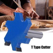 Oberfr&auml;se Fr&auml;ser 12 mm Schaft T-Schlitz Hartmetall-Fr&auml;sbits f&uuml;r Holzbearbeitung