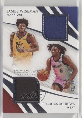 2020-21 Panini Immaculate 20/75 James Wiseman Precious Achiuwa #RRD-WA RC 0e5m