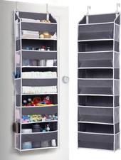 Over The Door Organizer Storage, 5 Shelf Hanging Door Organizer with 5 Large ...