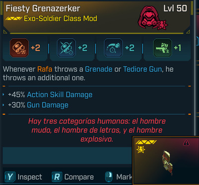   Borderlands 4 Grenazerker Lvl 50   Fast Delivery  PS5/XBOX/PC/Switch 2 