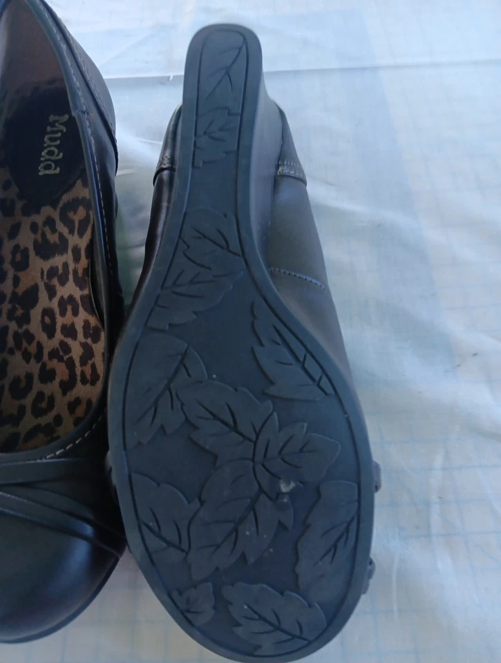 Y2k Size 8 Mudd Wedges Brown - Image 4 of 4