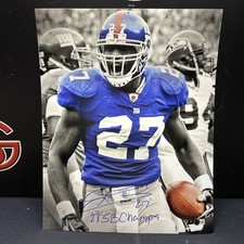 Brandon Jacobs Autographed New York Giants Inscribed 16x20 Photo Beckett BAS