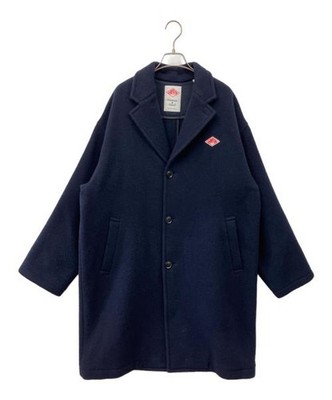 DANTON                    Wool Light Pile Chester Coat navy DT-A0033