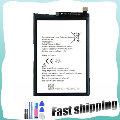 For Infinix Note Note 10 Hot 11S Battery Replacement BL-49GX