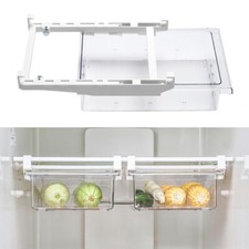 Kitchen Fridge Drawer Storage Box Case Food Container Tray Holder Space Saving