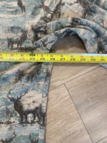 Cabelas Deerskin Soft Chamois Shirt Men XL Aztec Flannel Long Sleeve Elk Print - Picture 8 of 8