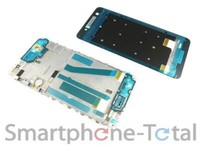 Htc Desire 728G Front GehäUse Cover F. Display Kleber Rand, Weiß